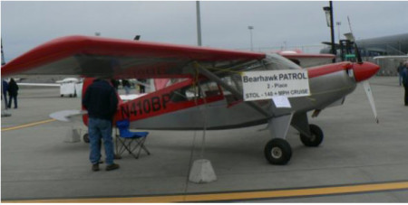 Mark's airplane at the show