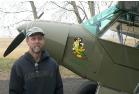 Dave Burras and his Super Cub