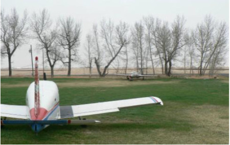 The Ramp at AJ7, where the two camped in the cold rain for two days.