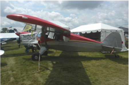 Georg’s great looking Bearhawk was at the booth, it was an excellent display to show people what can be done to a Bearhawk.